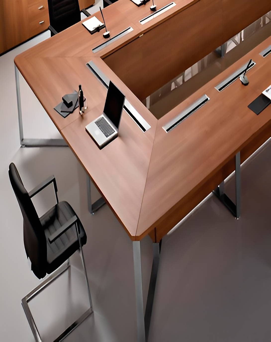 May Brown Conference Table | Configurable Conference Room Tables ANGIE HOMES