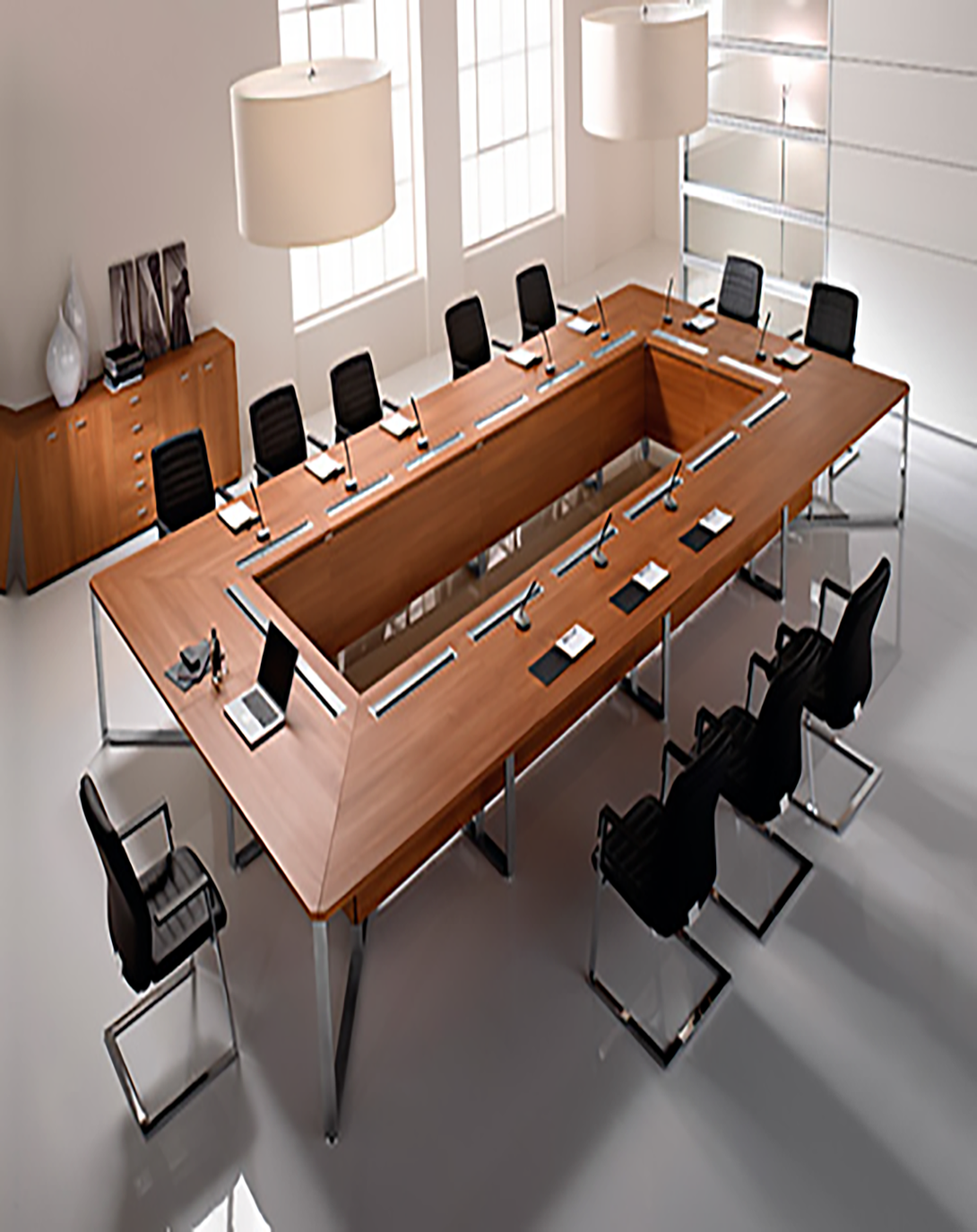 May Brown Conference Table | Configurable Conference Room Tables ANGIE HOMES