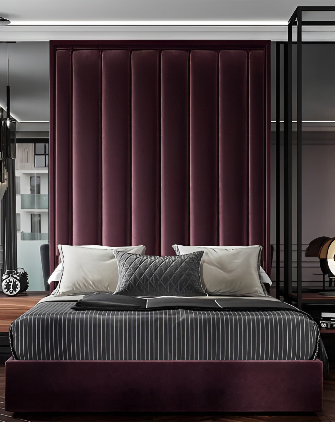 Mercy Luxury Chesterfield Bed With High Back Panel ANGIE HOMES