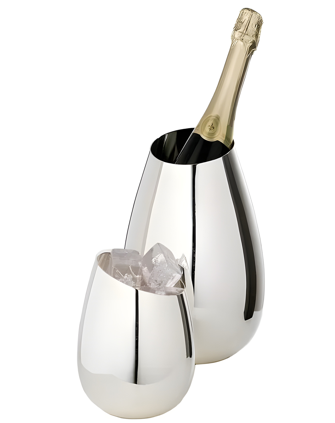 Mickey Silver Champagne Bottle