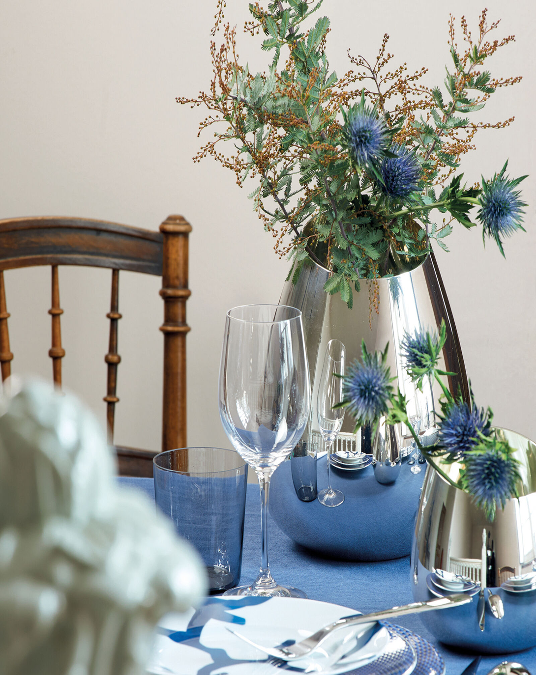 Mickey Silver Champagne Bottle - Angie Homes Serverware ANGIE HOMES