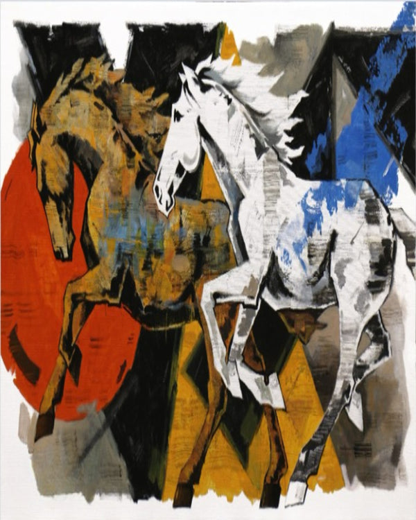 Golden Horizon Abstract Painting (Copy) ANGIE HOMES