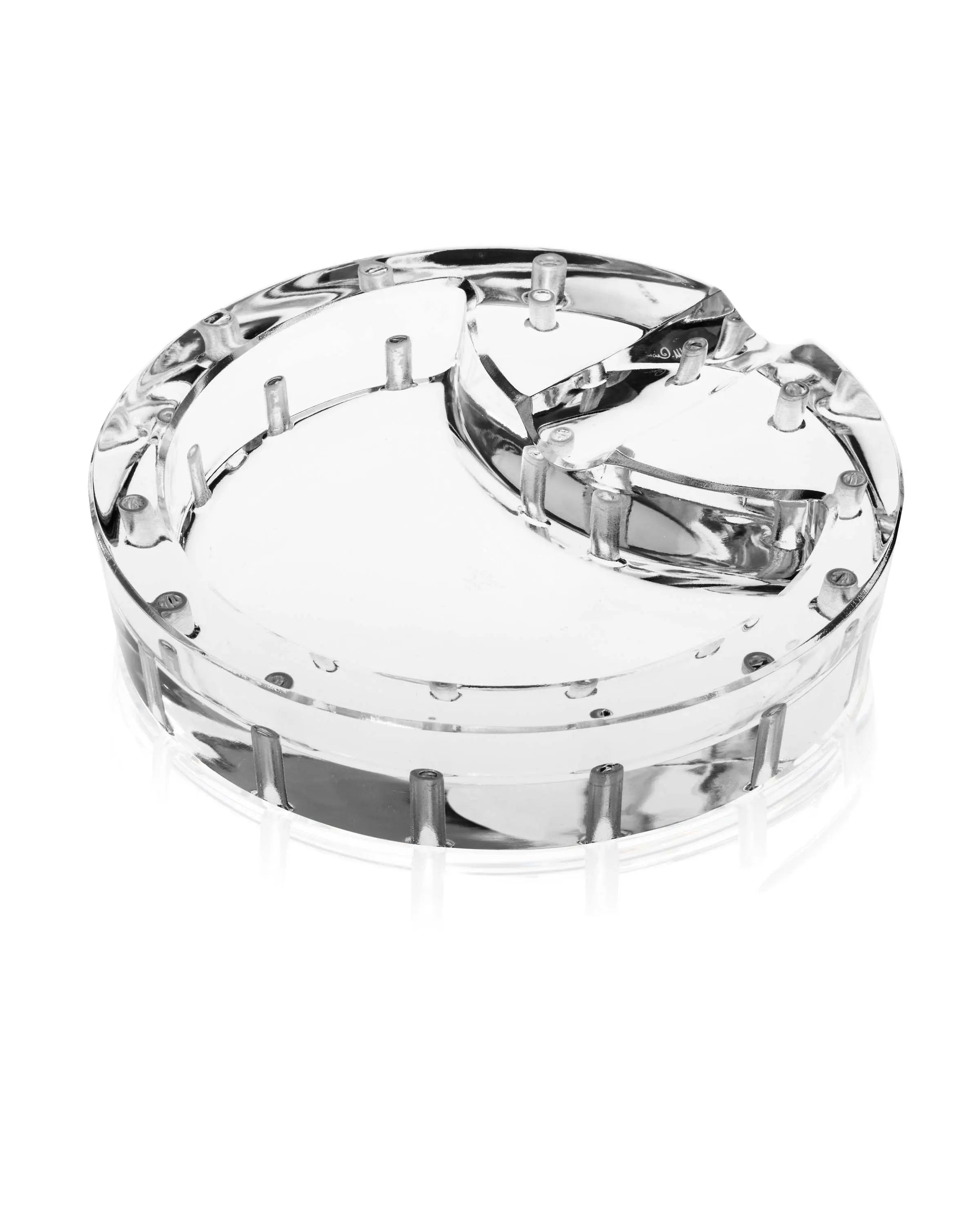 Milan Crystal Round Shape Ash Tray ANGIE HOMES