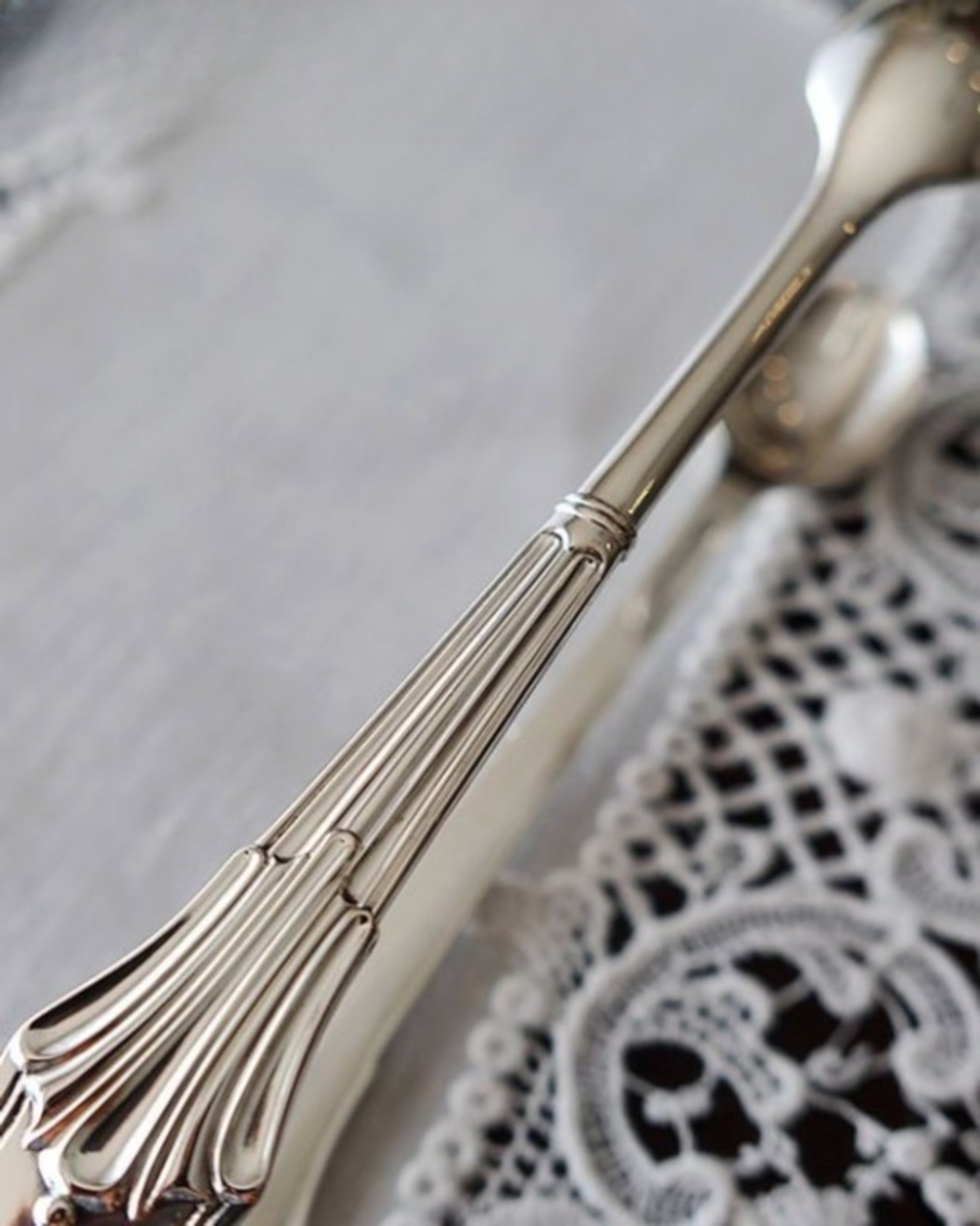 Mingle Silver Plated Spoon ANGIE HOMES