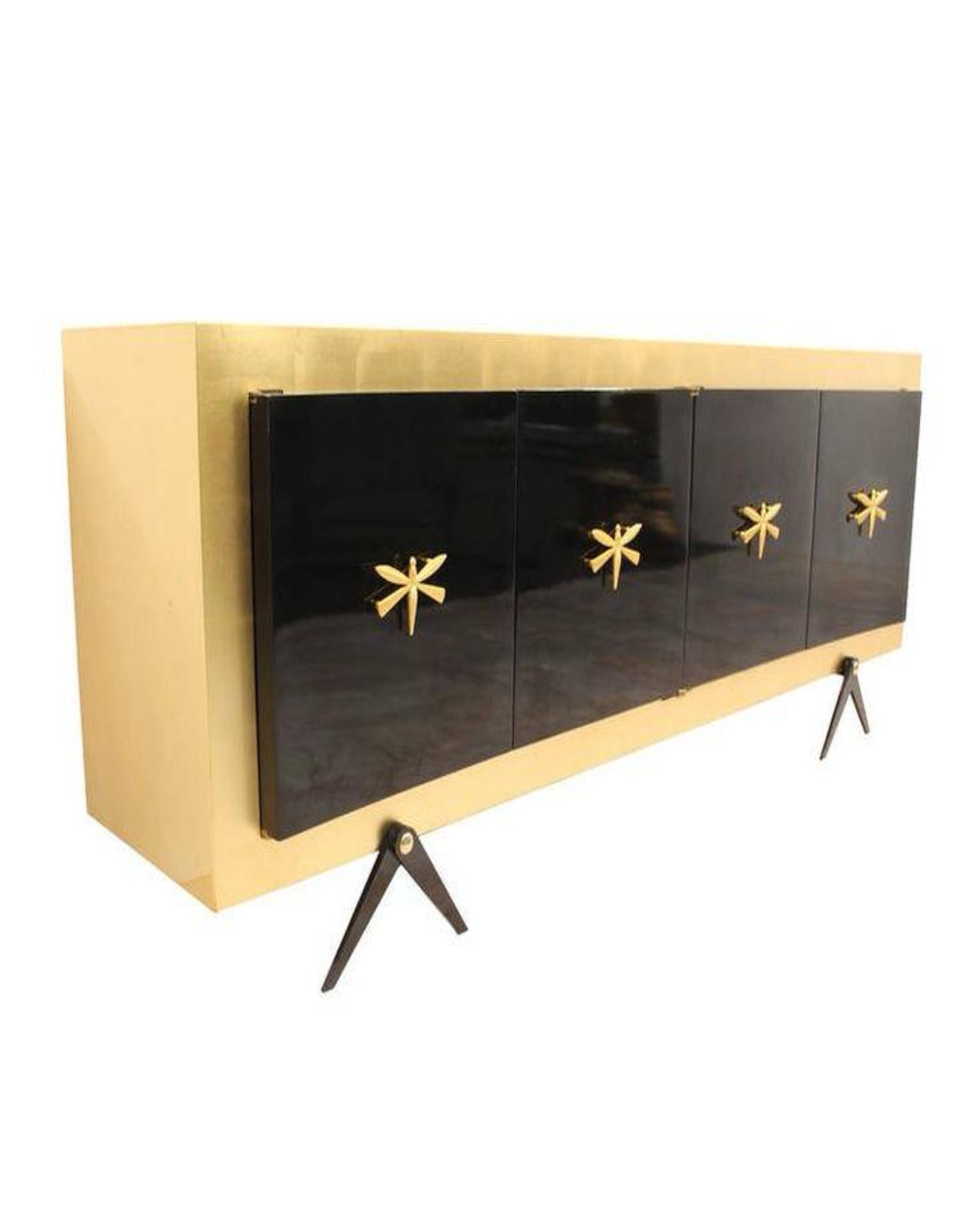 Modern High Black Sideboard ANGIE HOMES