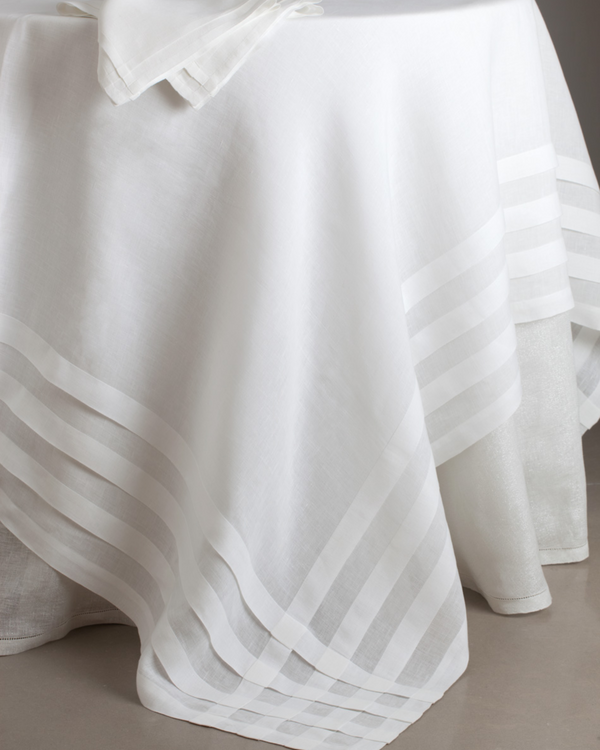 Modern White Table Cloths ANGIE HOMES