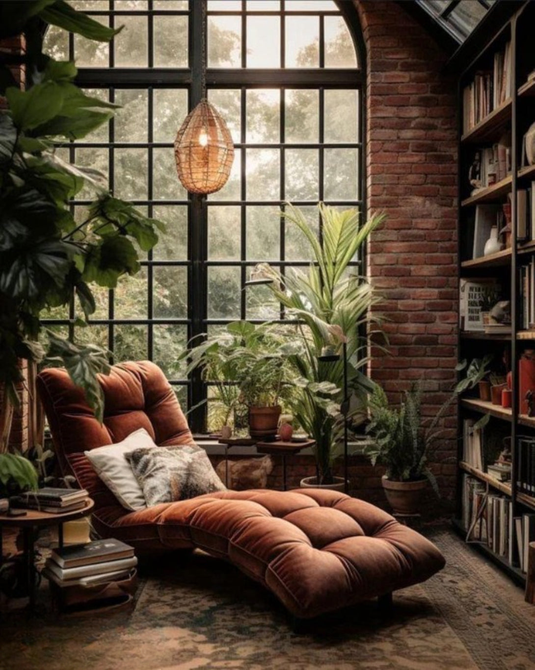 Modern Armless Red Luxury Sofa Set