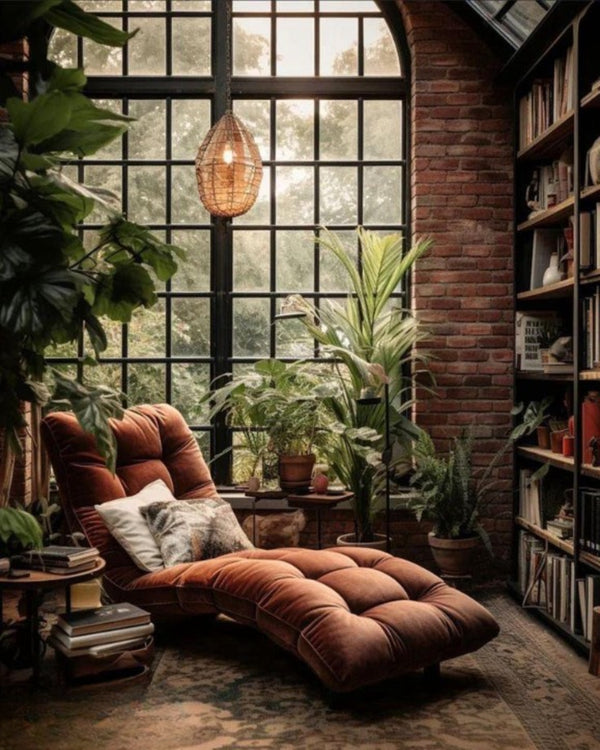 Modern Armless Red Luxury Sofa Set