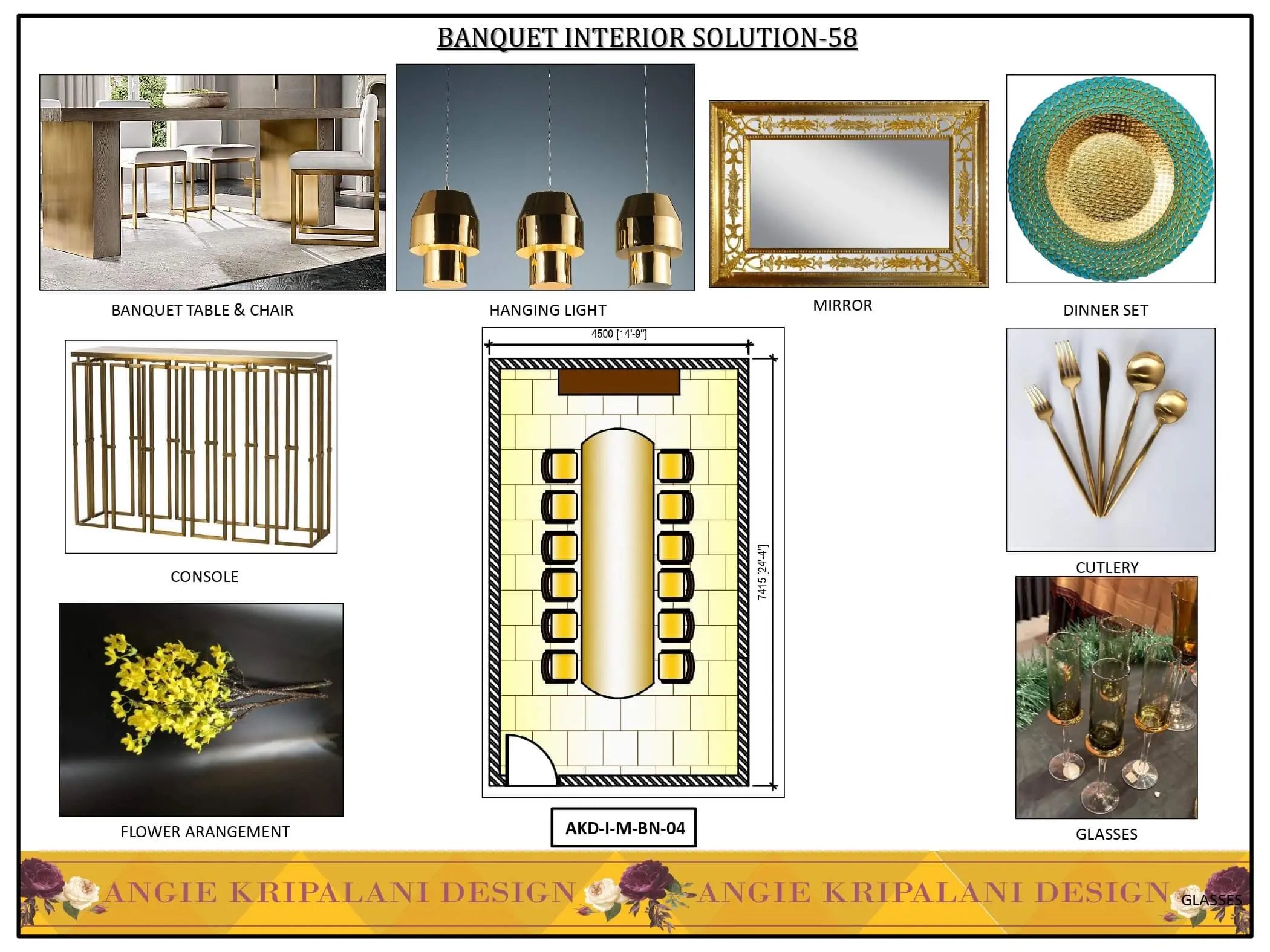 Luxury Banquet Interior Design Solution