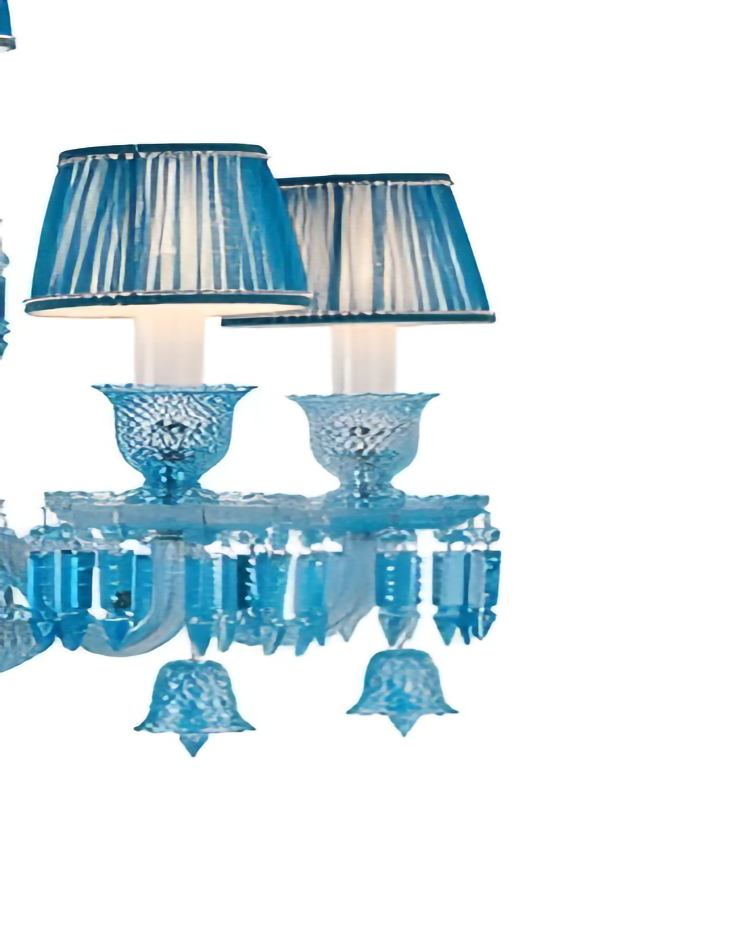 Modern Blue Luxury Crystal Standing Lamp ANGIE HOMES