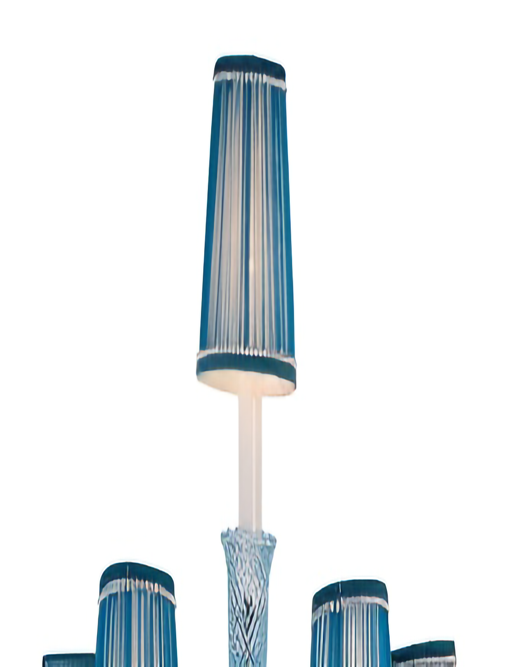 Modern Blue Luxury Crystal Standing Lamp ANGIE HOMES