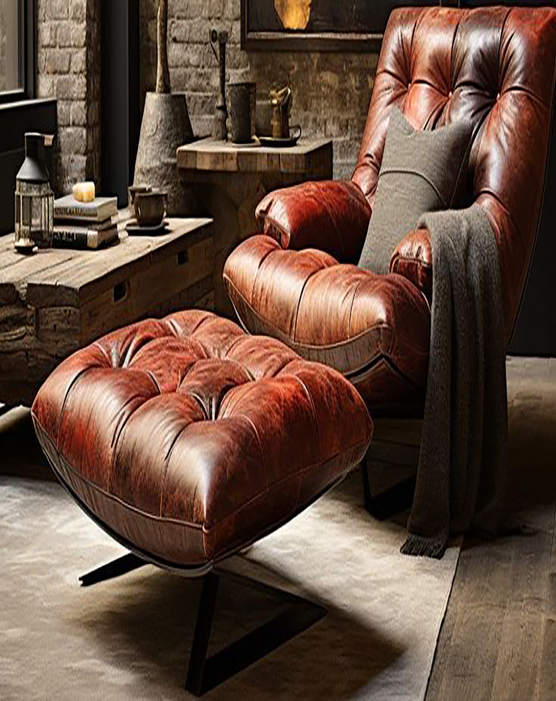 Modern Cloud Red Luxury Sofa Set