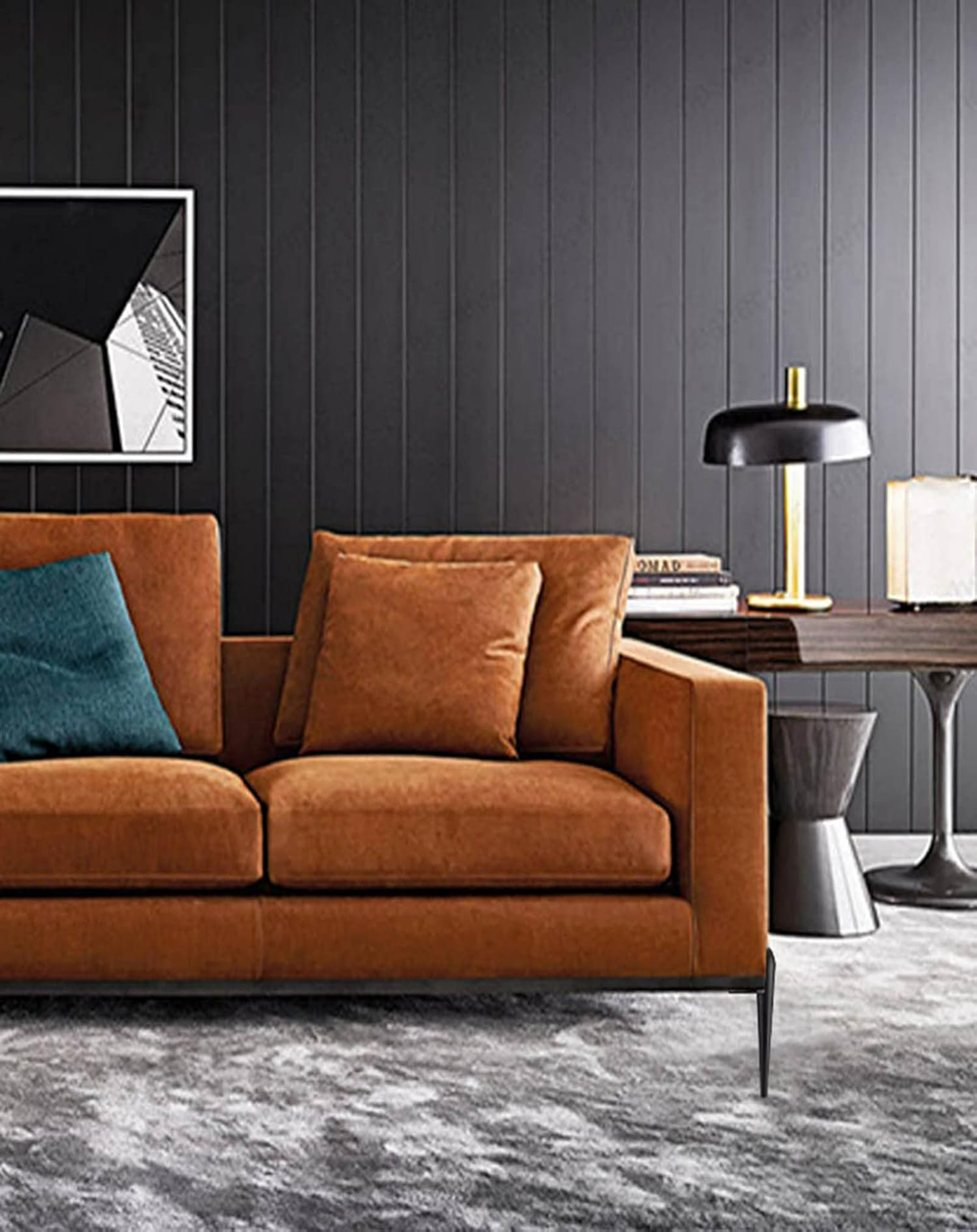 Modern Contemporary Fabric Luxury Sofa