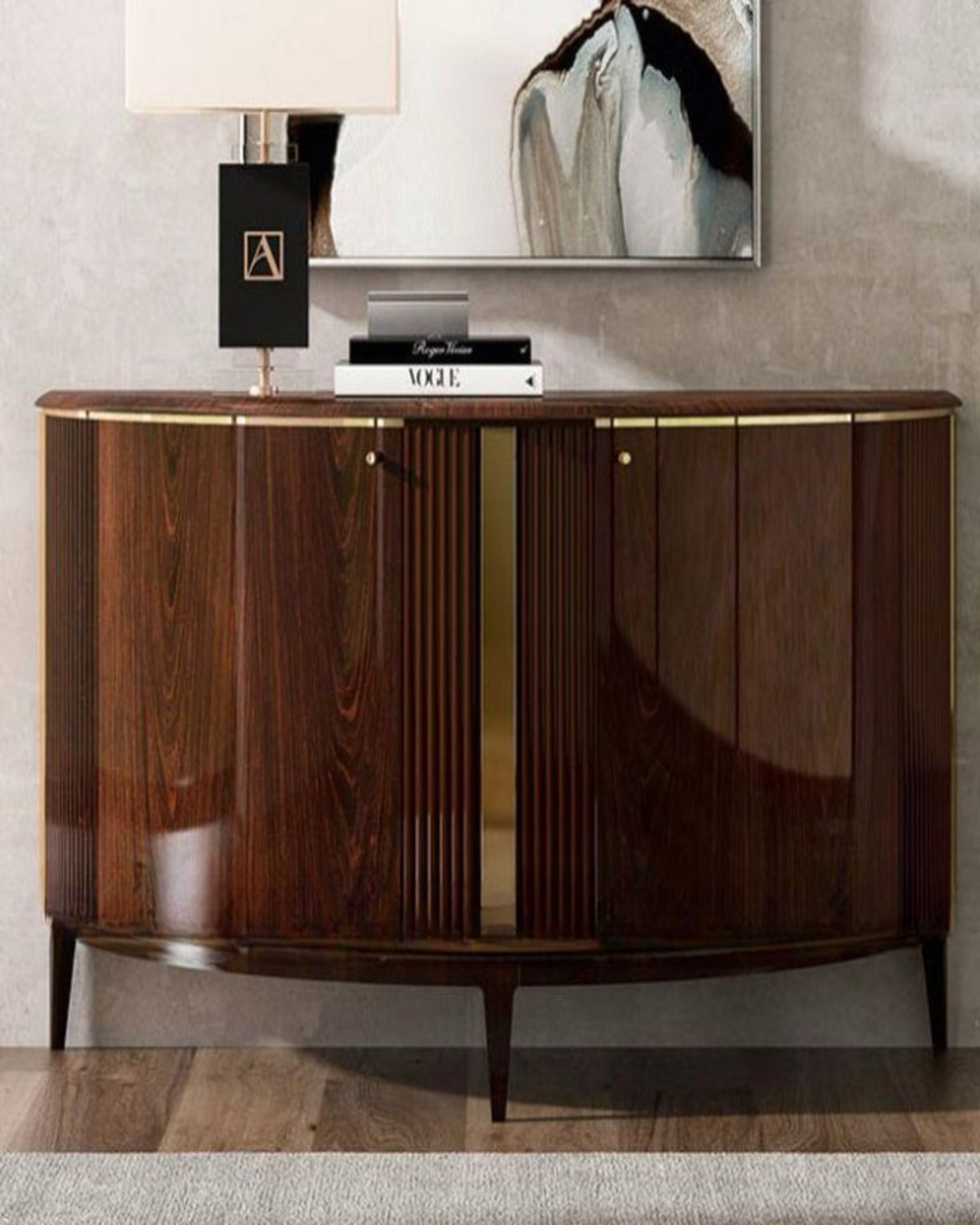 Modern Elegant Entryway Luxury Console Table   
