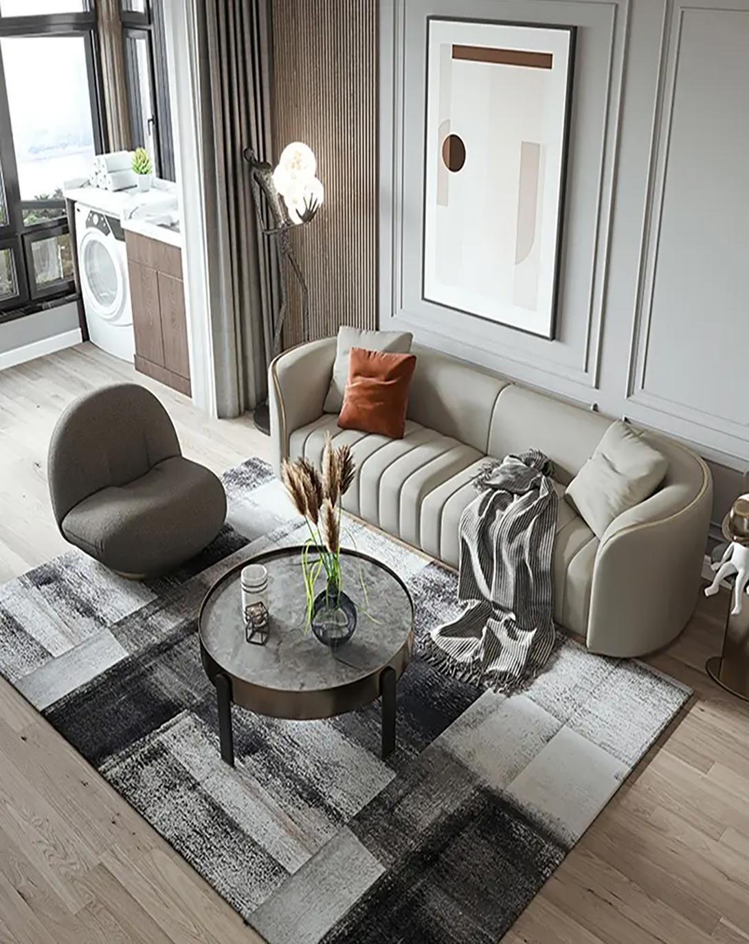 Modern Elegant Luxury Sofa Set