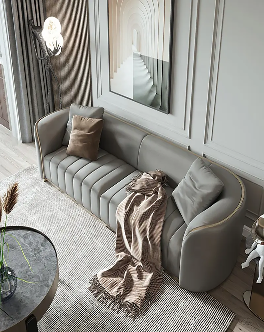 Modern Elegant Luxury Sofa Set