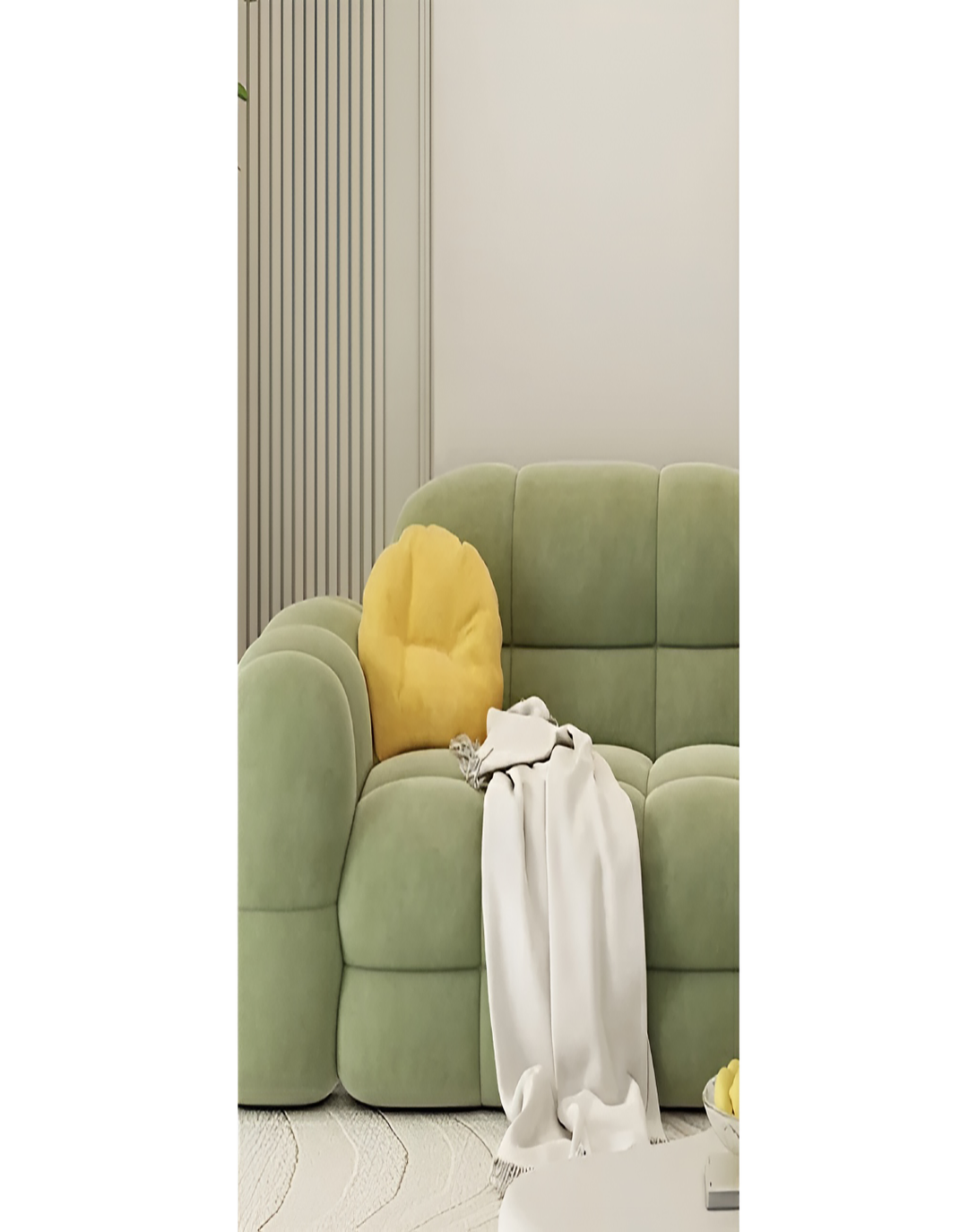 Modern Fabric Luxury Sofa Set