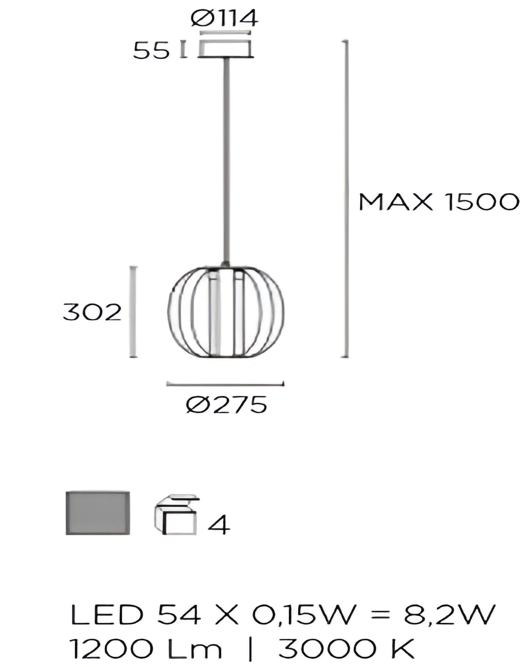 Modern Gerel Luxury Hanging Light ANGIE HOMES