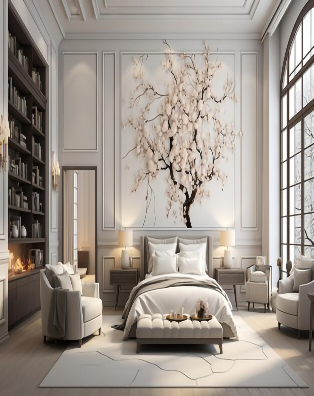 Modern Industrial Metal Bed Frame