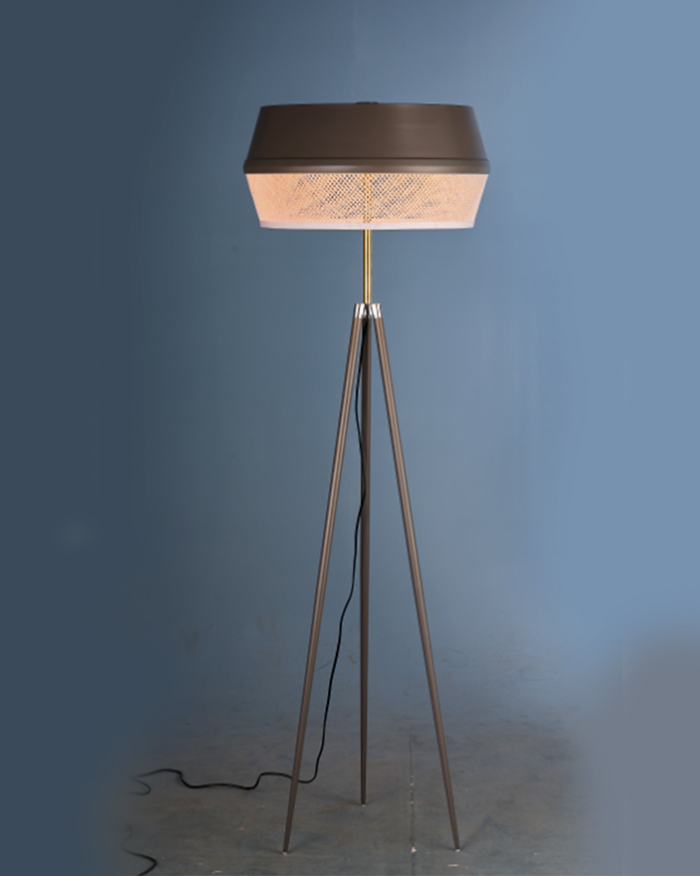 Modern Isabella Metal Standing Lamp ANGIE HOMES