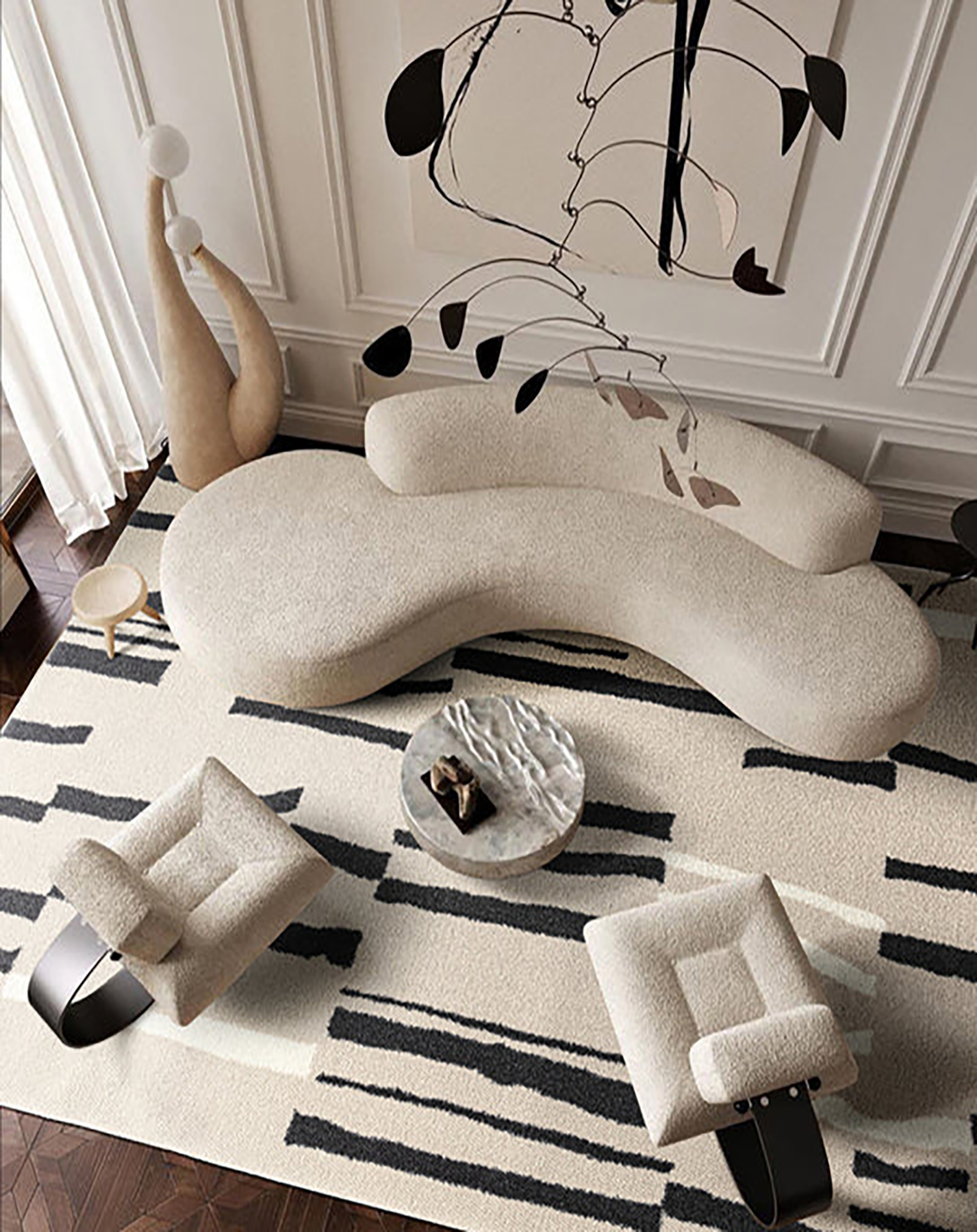 Modern Leather Stylish L Shaped Sofa