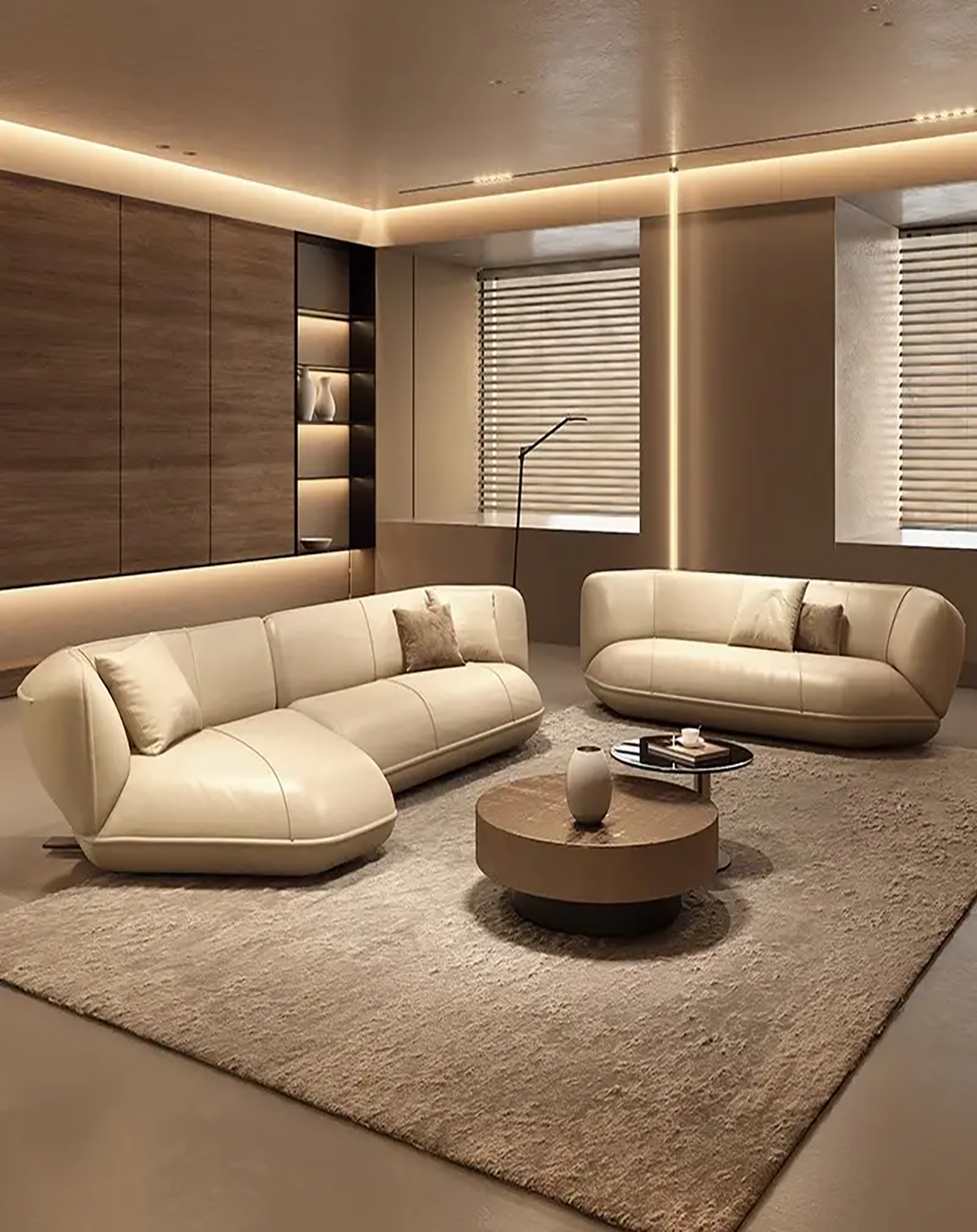 Modern Living Room Luxury Sofa Set
