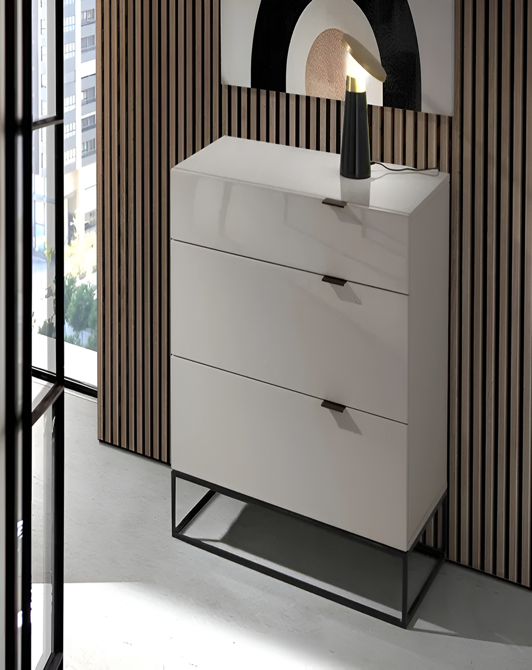 Modern Lugosi Brown Table Lamp ANGIE HOMES