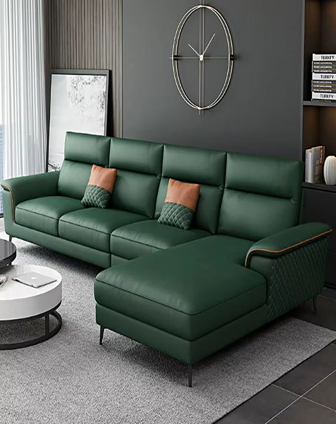 Modern Luxe Living Room Luxury Sofa