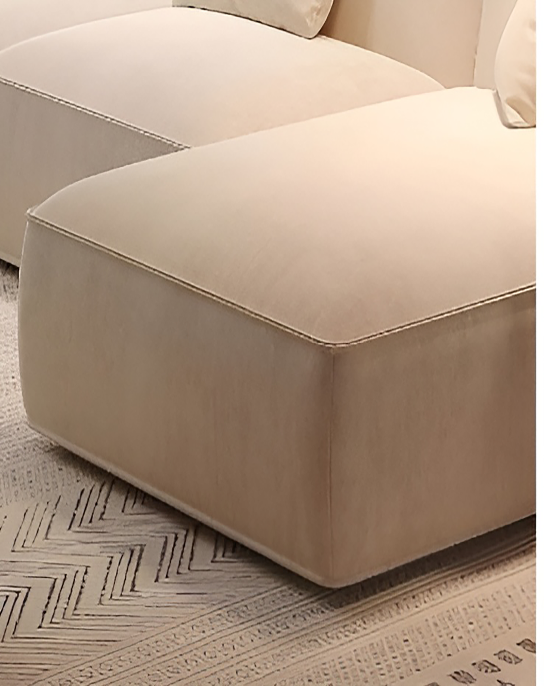 Modern Mid-Century Modern L Shaped Sofa ANGIE HOMES