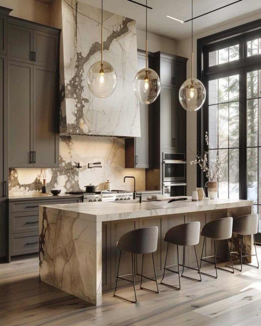 Modern Minimalist Metal Bar Counter - Angie Homes – ANGIE HOMES