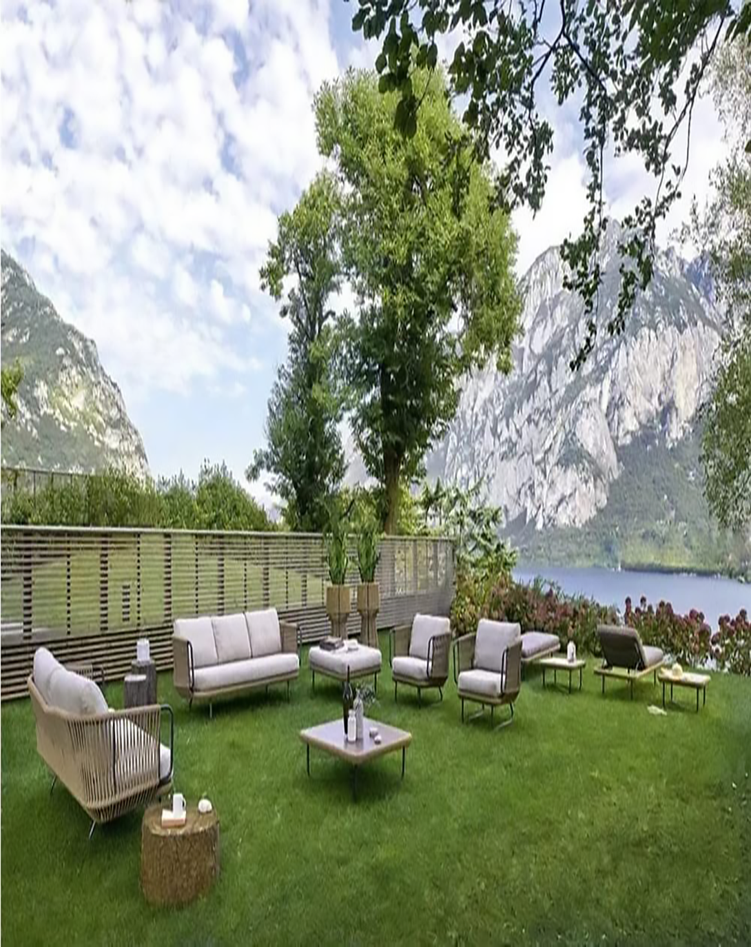 Modern Minimalist Modern Outdoor Sofa ANGIE HOMES