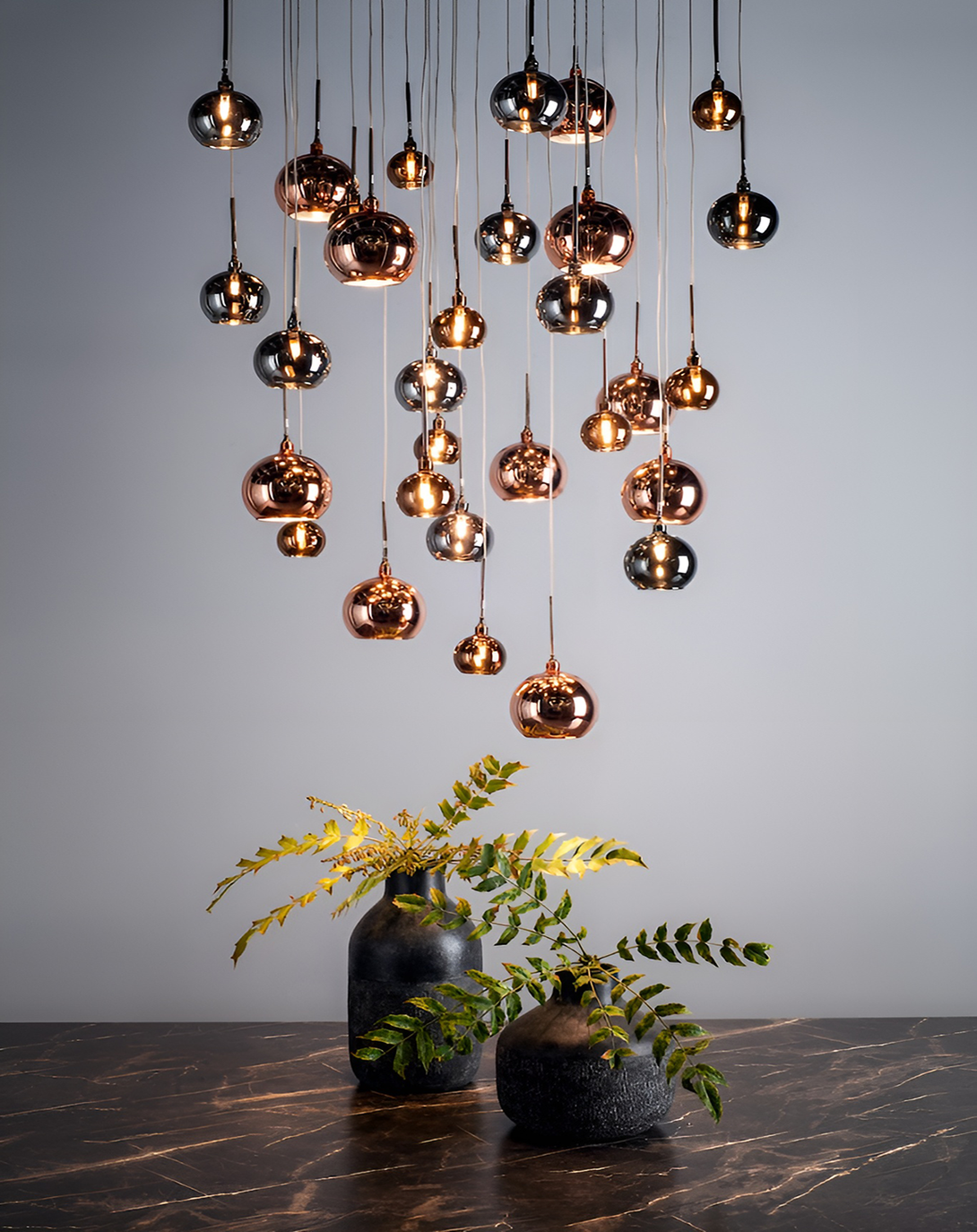 Modern Multi Colour Cluster Hanging Light
