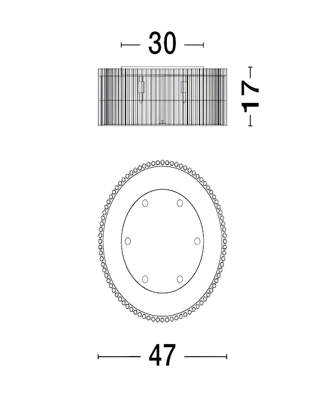 Modern Pery Luxury Hanging Light