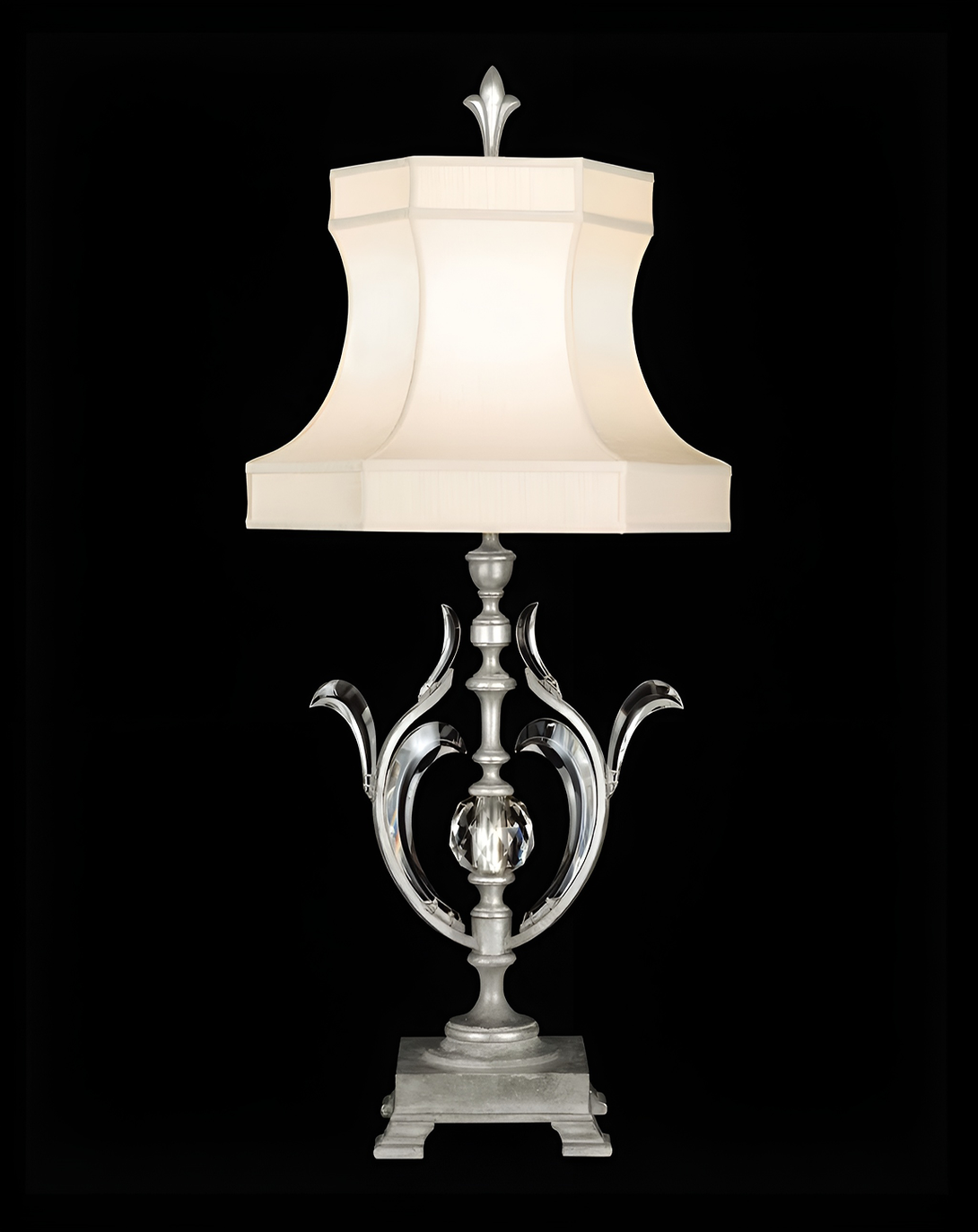Modern Pisces Classic Crystal Table Lamp ANGIE HOMES