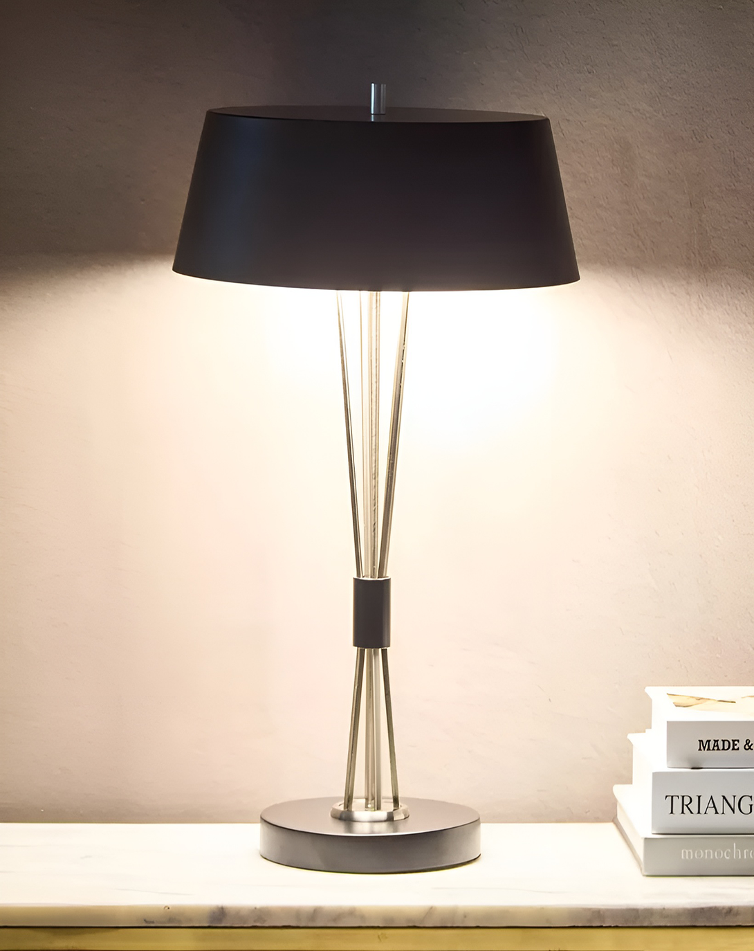 Modern Post Black Luxury Table Lamps ANGIE HOMES
