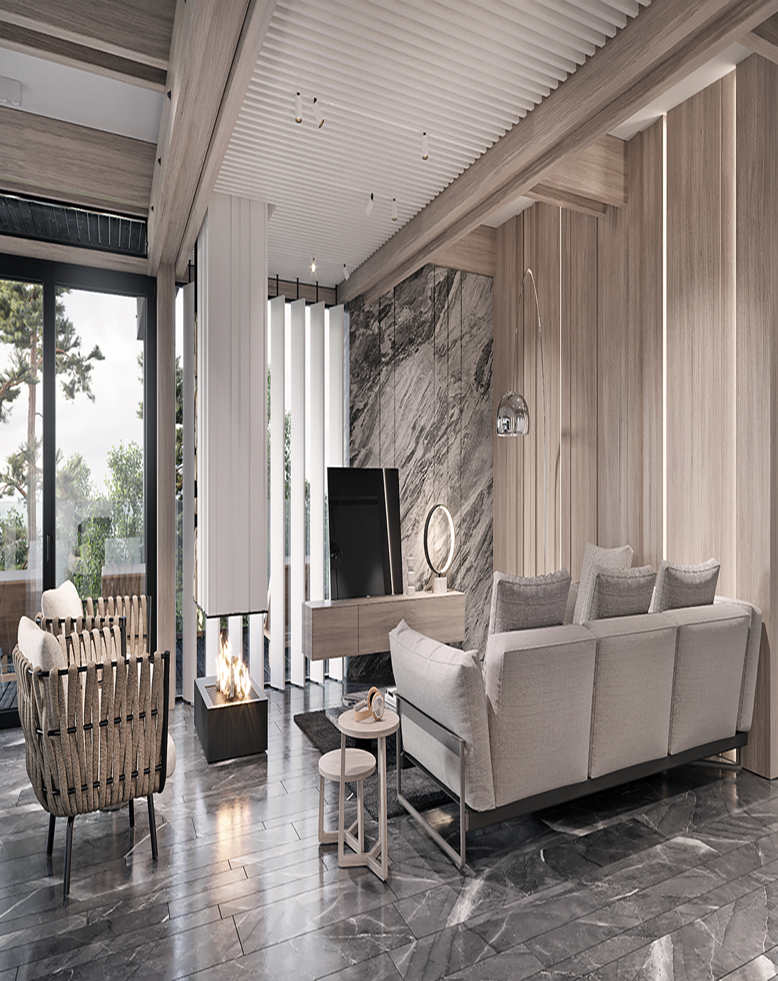 Modern Relaxing Luxury Sofa Chair ANGIE HOMES