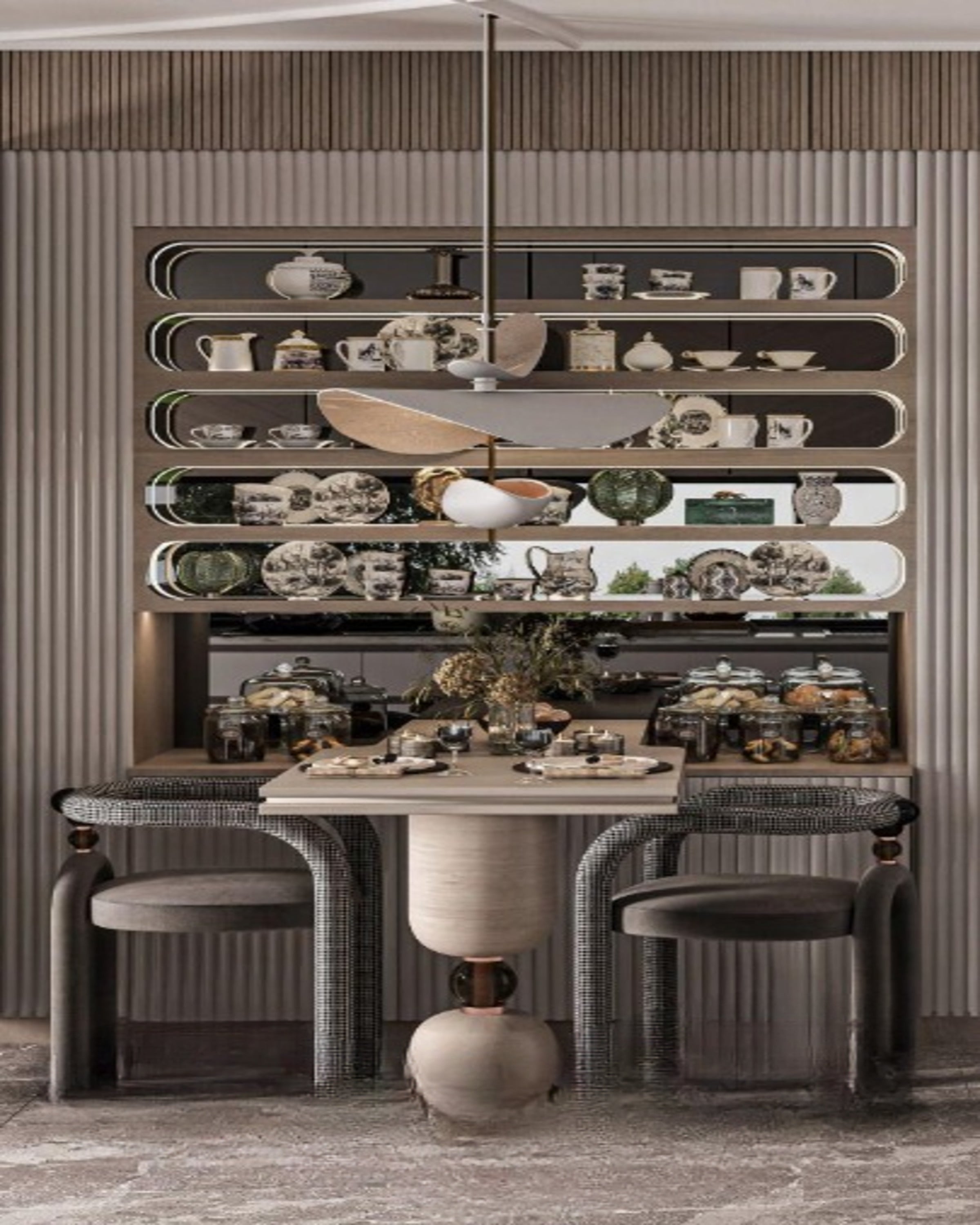 Modern Rustic Chic Luxury Dining Table