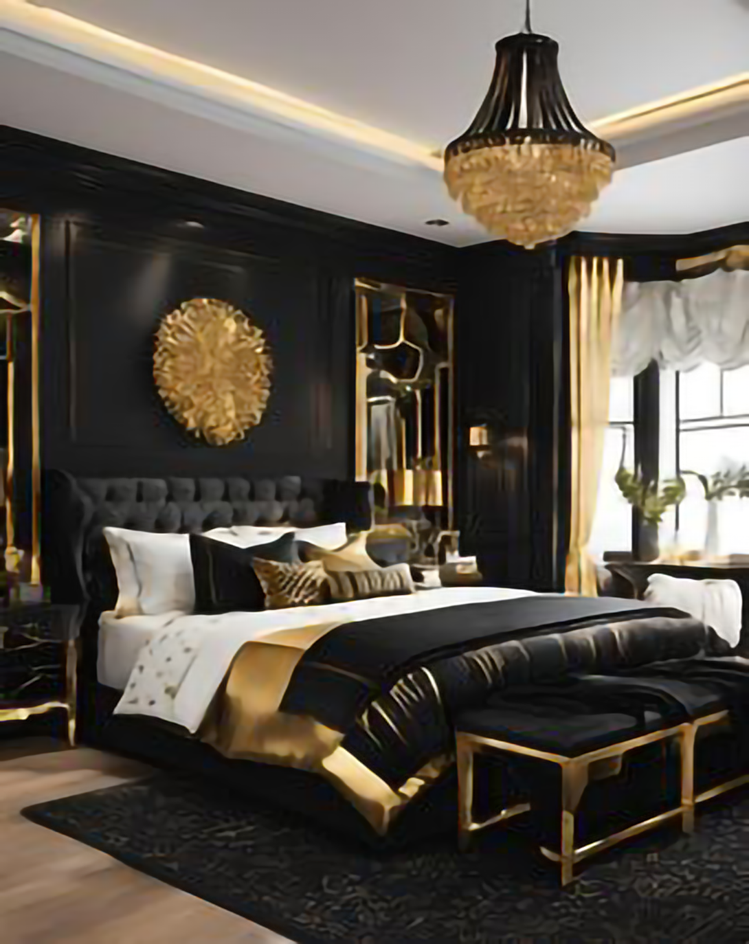 Modern Rustic Wooden Luxury Bed Frame