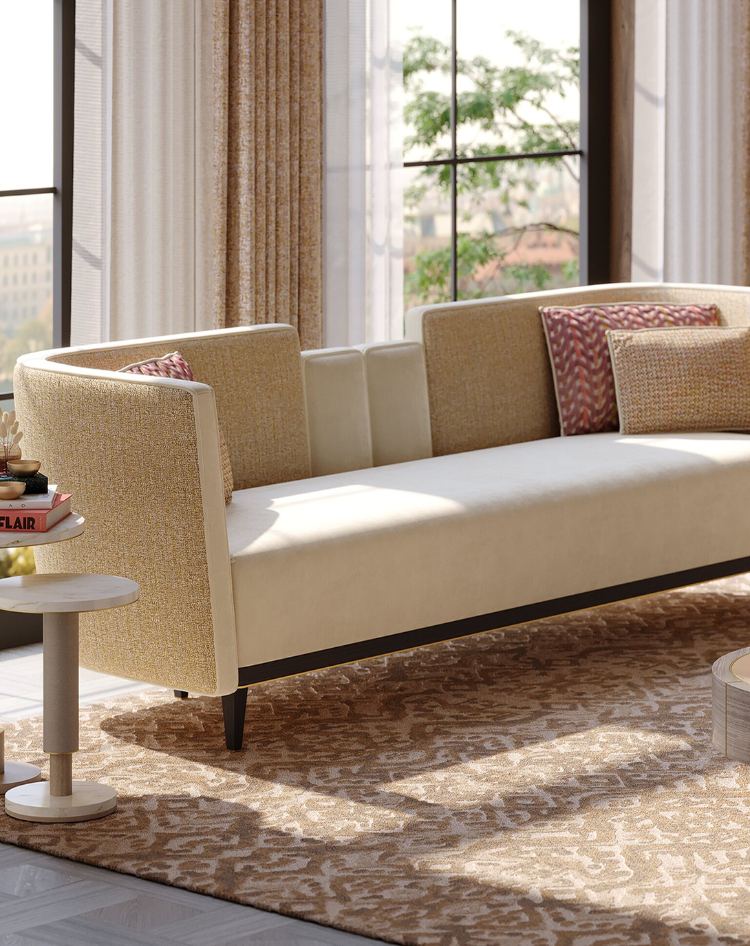 Modern Sleek Minimalist Luxury Sofa ANGIE HOMES