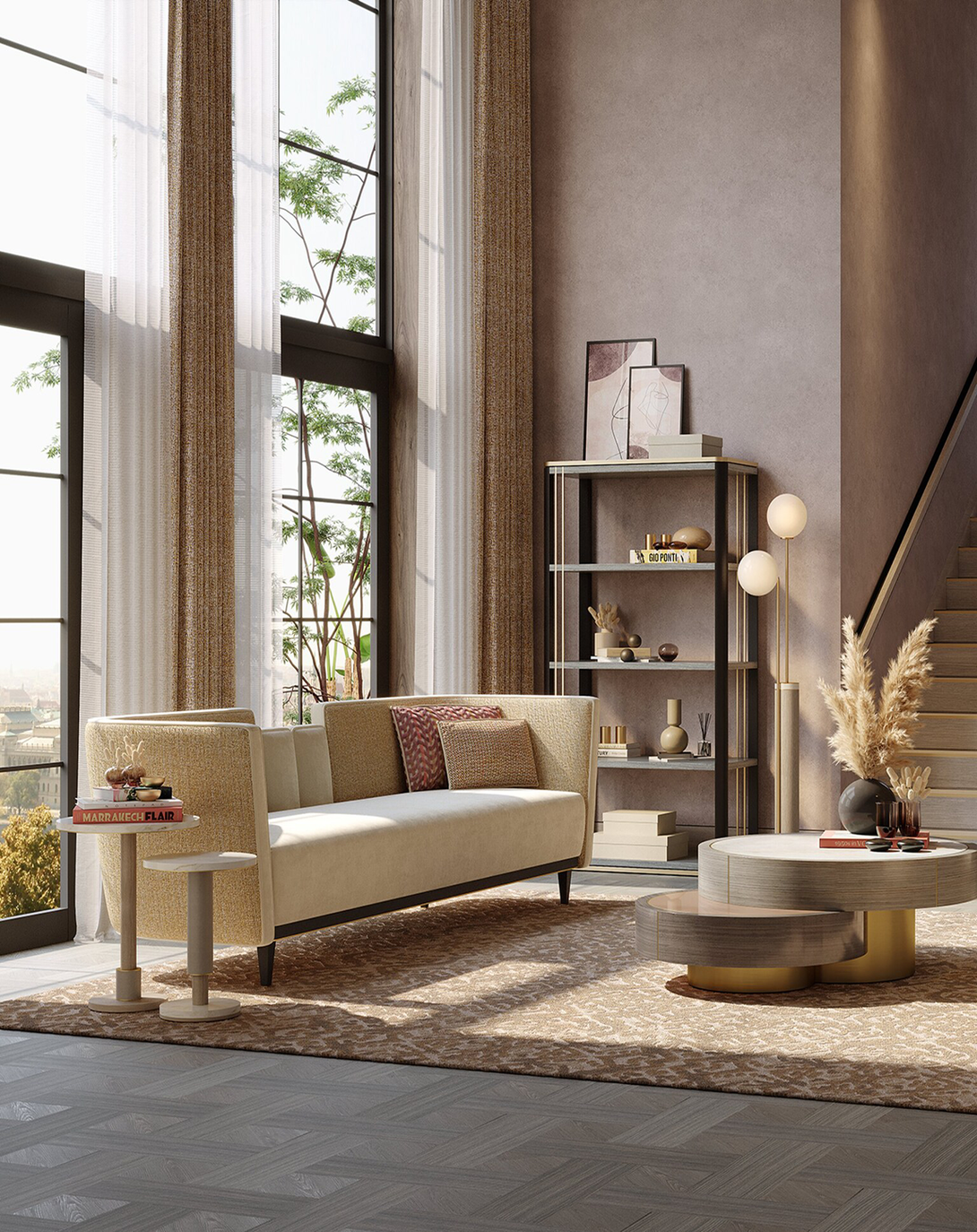 Modern Sleek Minimalist Luxury Sofa ANGIE HOMES