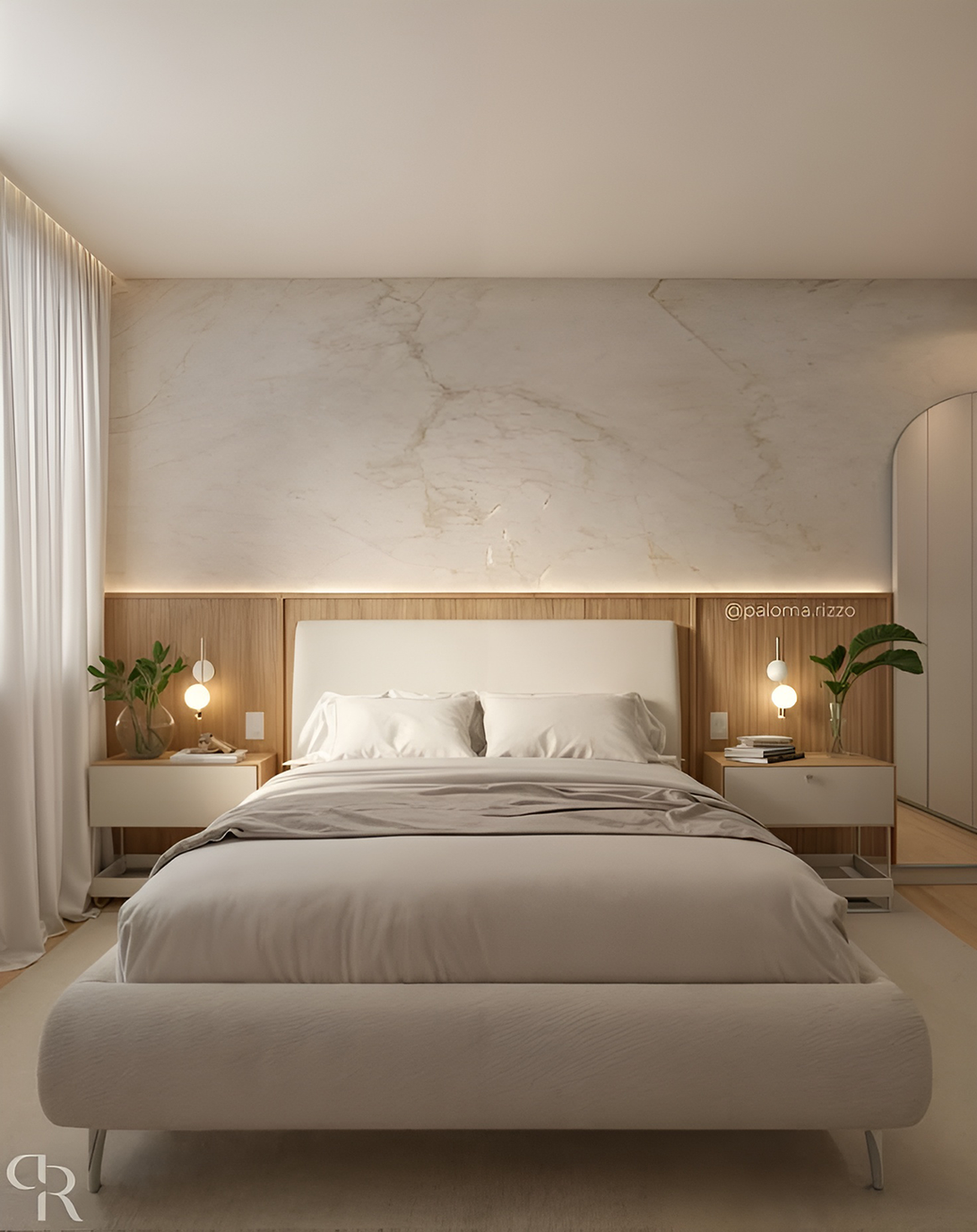 Modern Sophisticated Classic Velvet Bed