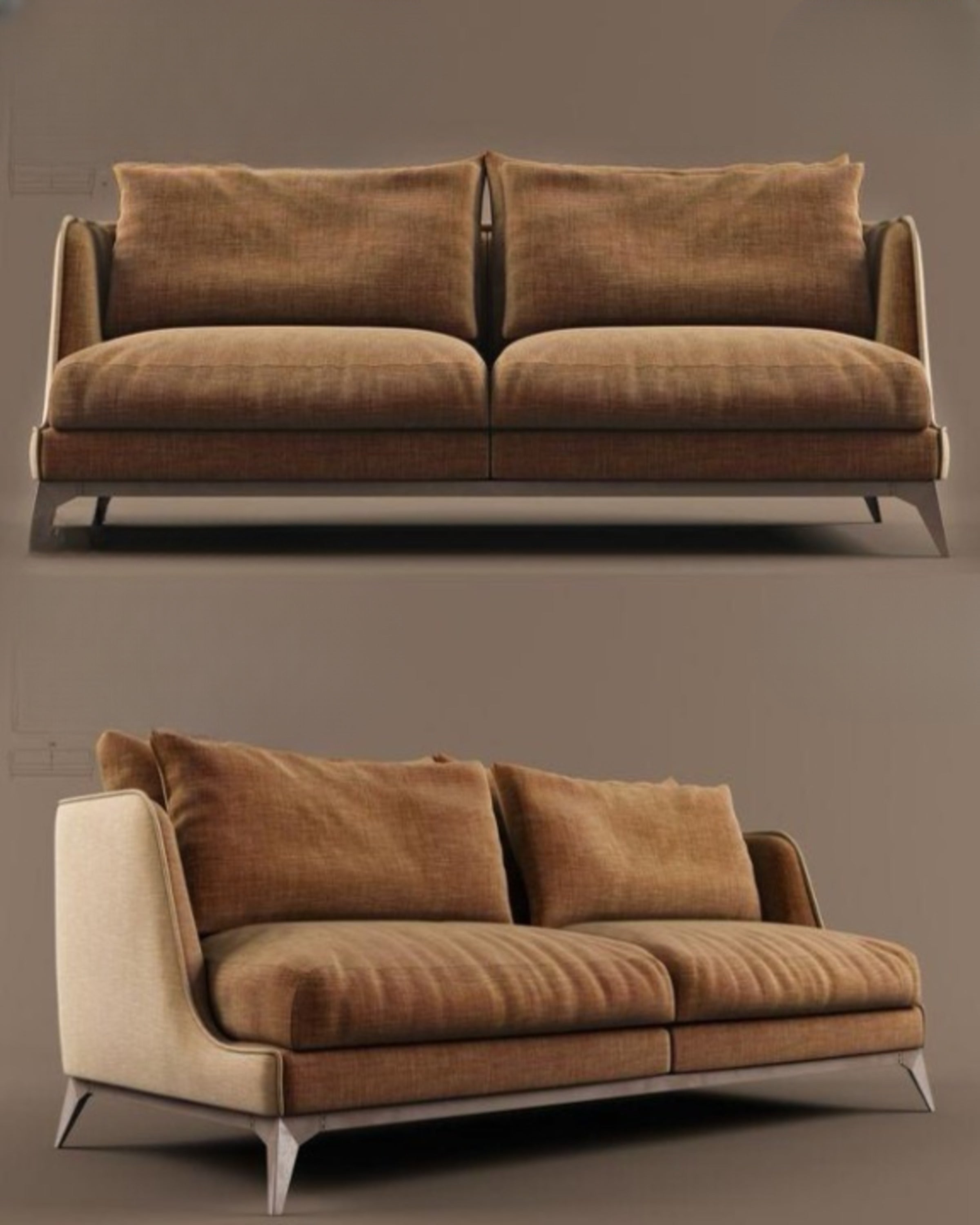 Modern Sophisticated Lounge Luxury Sofa