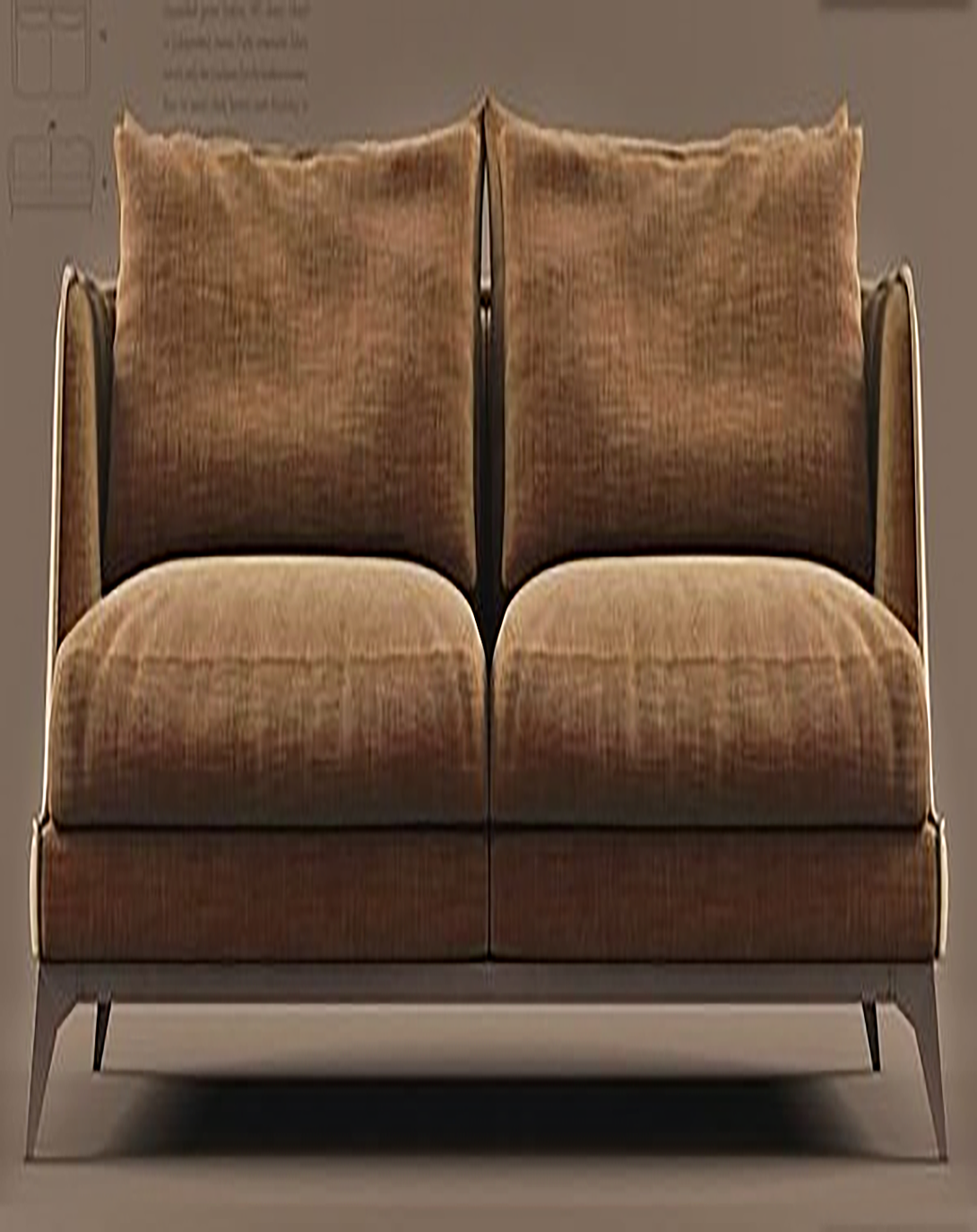 Modern Sophisticated Lounge Luxury Sofa ANGIE HOMES