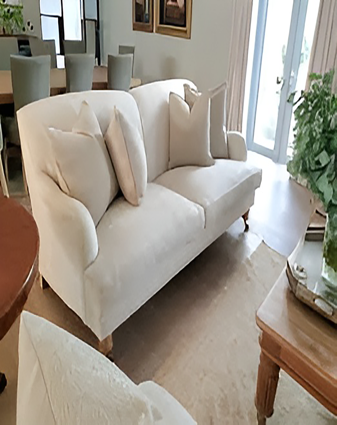 Modern Sunken White Stylish Sofa Set