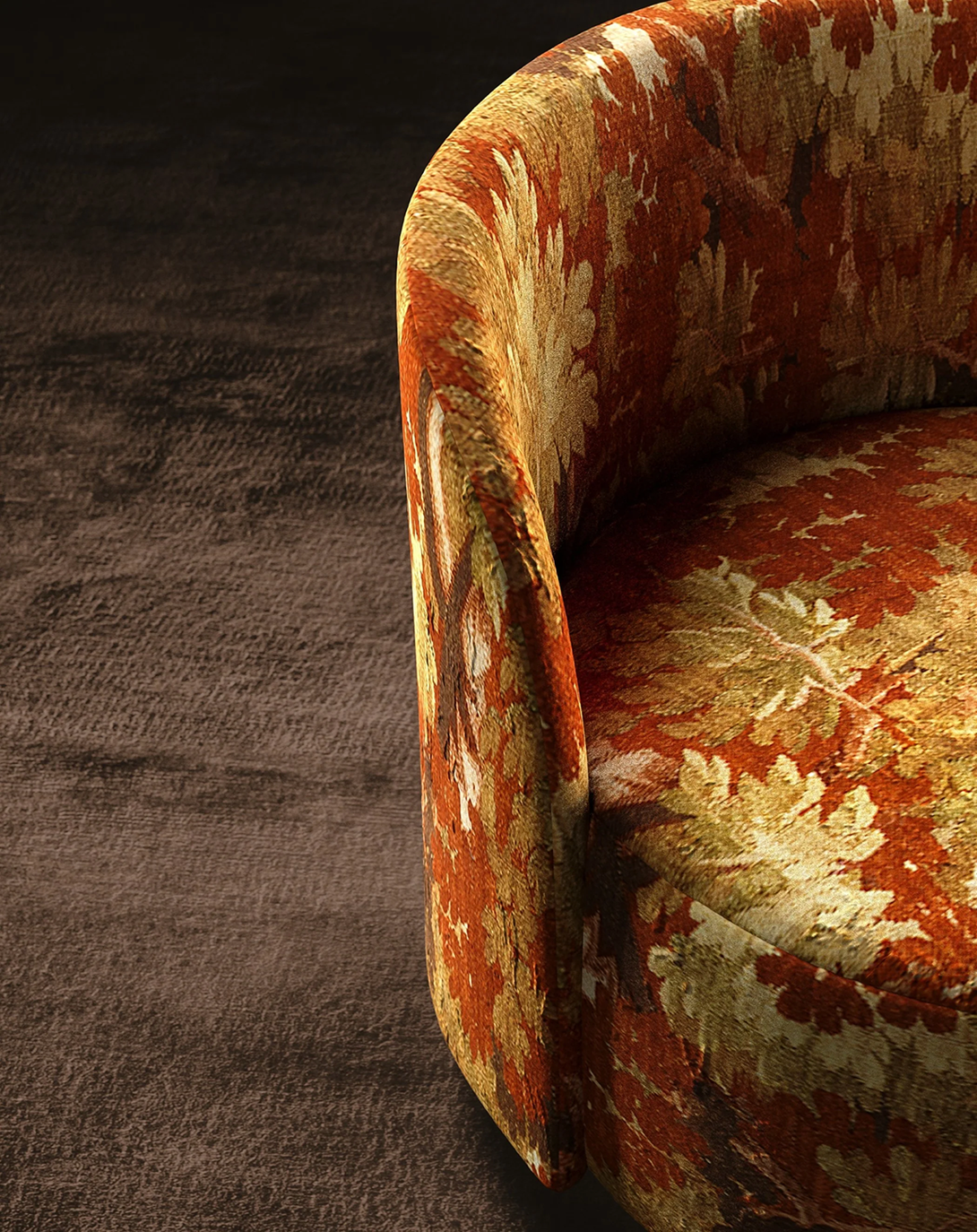 Modern Textured Stylish Sofa Chair ANGIE HOMES