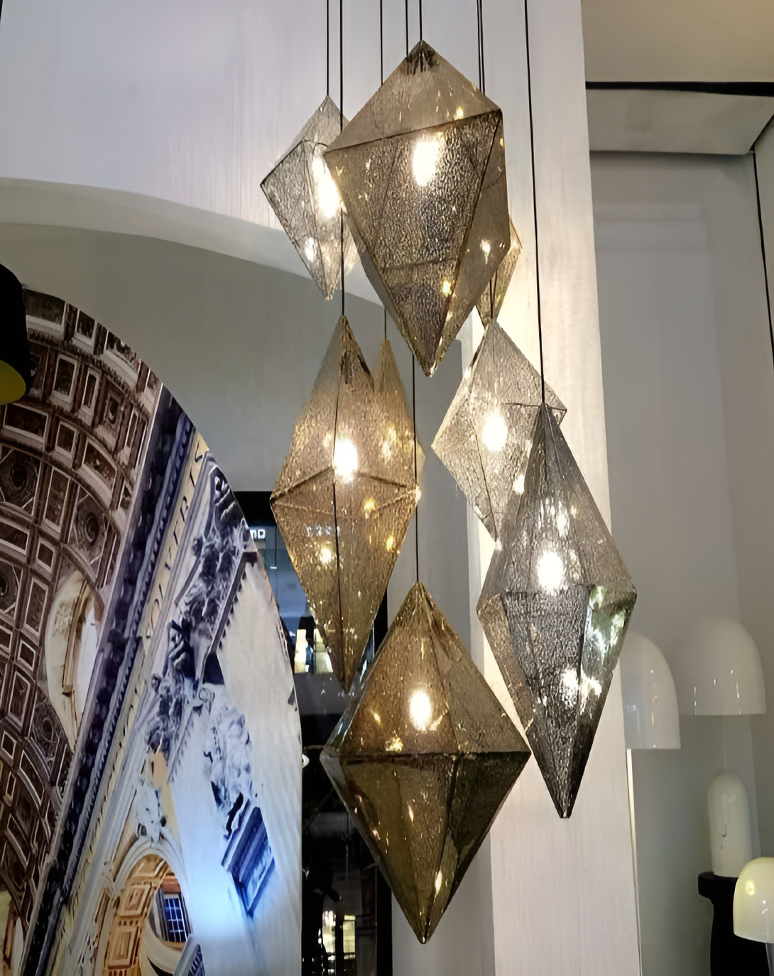 Modern Trim Luxury Hanging Light ANGIE HOMES