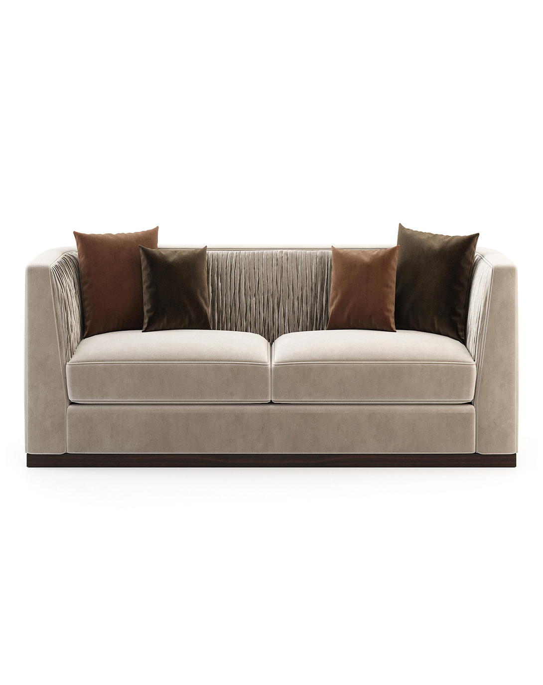 Modern Velvet Plush Luxury Sofa ANGIE HOMES