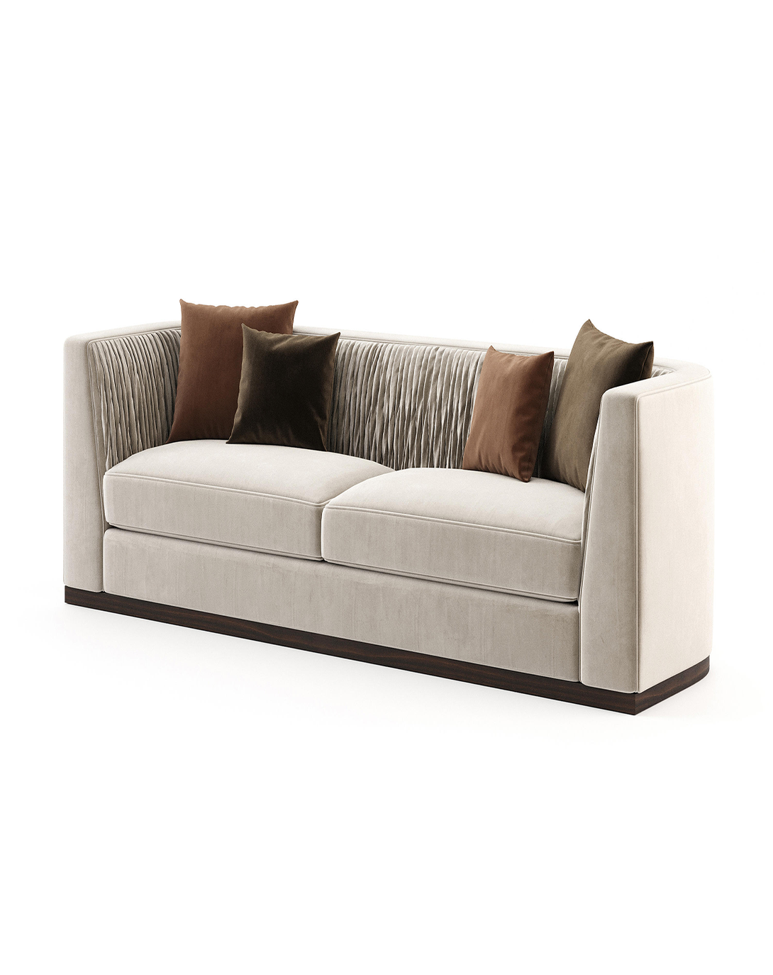 Modern Velvet Plush Luxury Sofa ANGIE HOMES