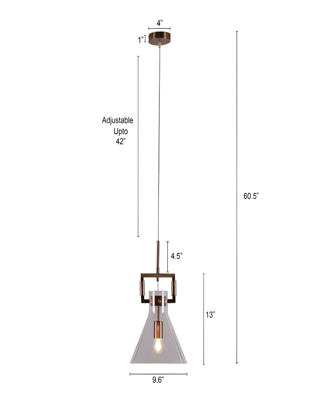 Modern Watty Glass Luxury Hanging Light