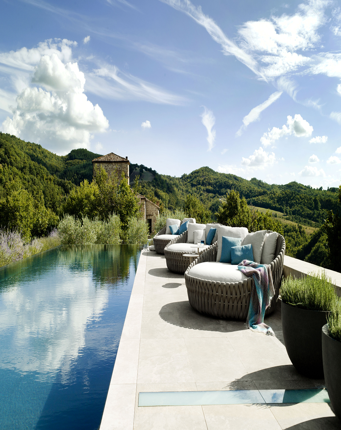 Modern Wicker Luxury Sofa Chair ANGIE HOMES